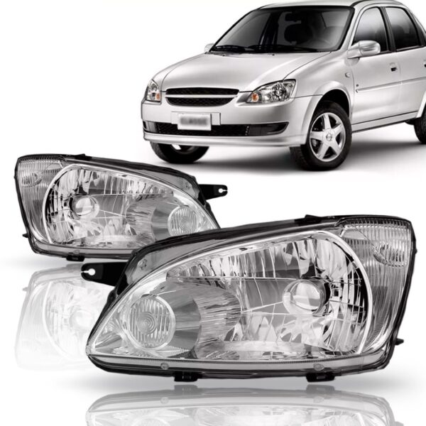 Farol Chevrolet Corsa Classic 10 11 2012 2013 2014 1ª Linha - Esquerdo/motorista