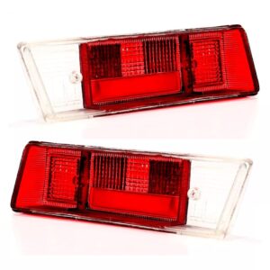 Lente Lanterna Traseira Variant 1962 A 1972 Antiga Vermelha Lado Direito