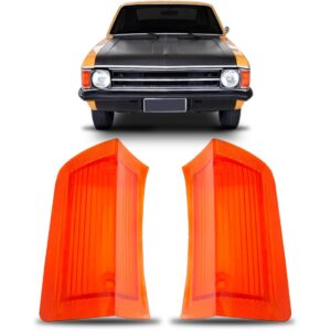 Lente Sinaleira Seta Chevrolet Opala 1973 1974 Âmbar Lado Esquerdo