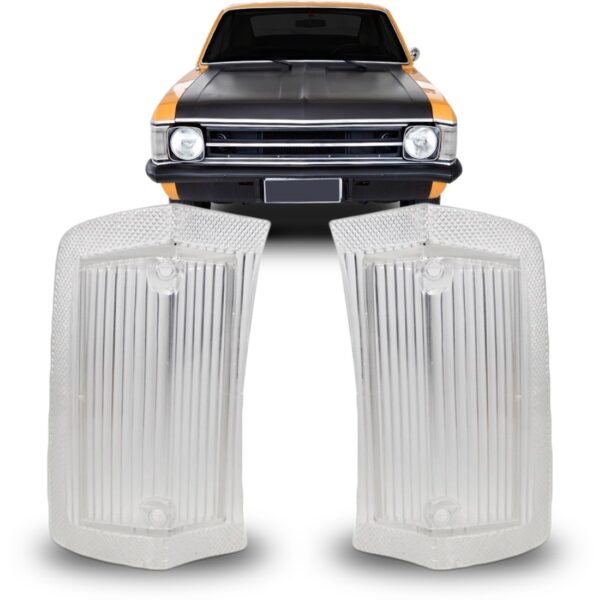 Lente Sinaleira Seta Chevrolet Opala 1973 1974 Cristal Lado Direito