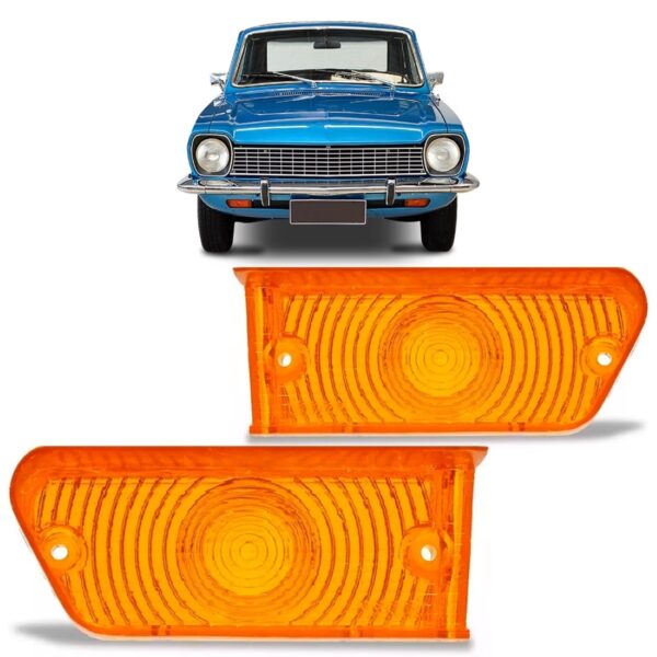 Lente Sinaleira Seta Corcel 1973 1974 1975 1975 1977 Âmbar Lado Esquerdo