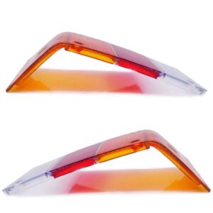 Lente Sinaleira Traseira Spazio 1983 1984 1985 1986 (curva) Lado Esquerdo