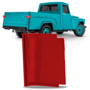 Lente Da Lanterna Traseira Rural F-75 1960/1979 Tampa Oferta Lado Direito