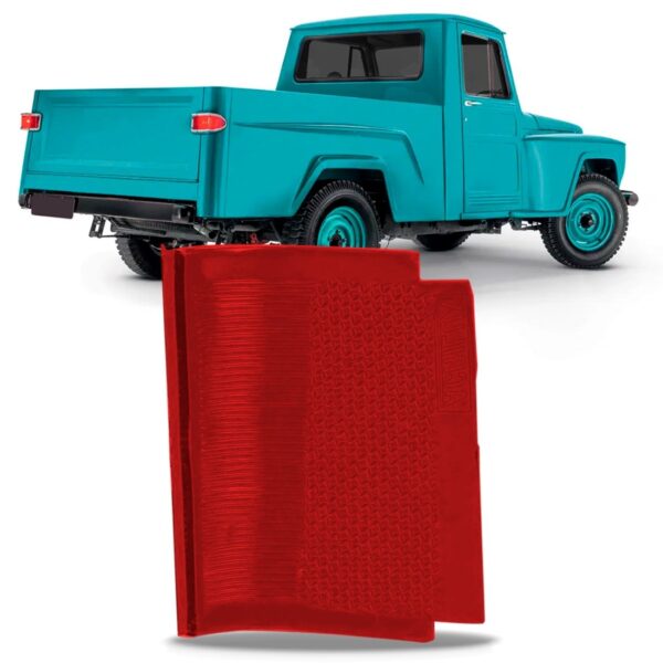 Lente Da Lanterna Traseira Rural F-75 1960/1979 Tampa Oferta Lado Direito