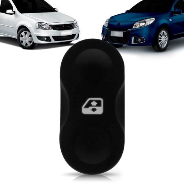 Interruptor Vidro Eletrico Logan Sandero 2007 2008 2009 2010