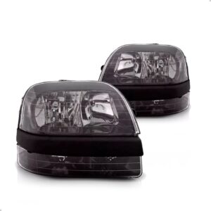 Par Farol Doblo 02 03 04 05 06 07 08 Mascara Negra Com Milha Direito E Esquerdo