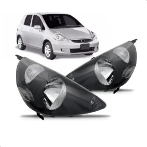 Par Farol Fit 2003 2004 2005 2006 2007 Máscara Negra Direito E Esquerdo
