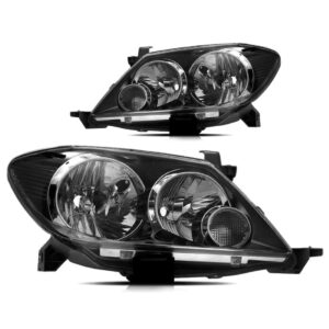 Par Farol Hilux Sw4 2005 2006 2007 2008 Mascara Negra Direito E Esquerdo