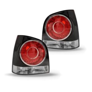 Kit Polo Hatch Gti 2007 A 2010 Par Farois E Lanternas Fume Esquerdo E Direito