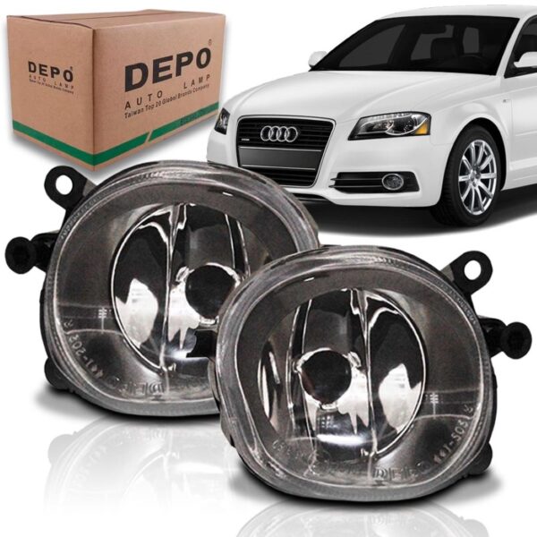 Par Farol Milha Para Audi A3 2001 2002 03 04 05 2006 Transparente