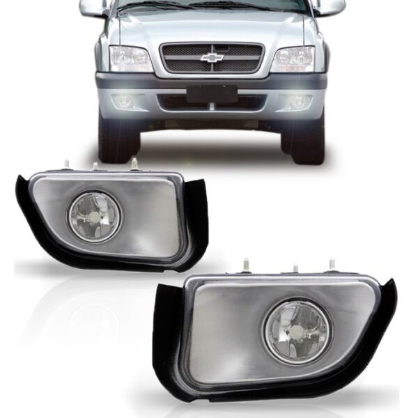 Farolete Neblina Auxiliar S10 Pit Bul 2001 A 2011 Par