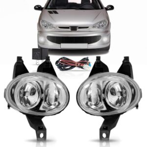 Kit Farol Auxiliar Milha Peugeot 206 2004 05 06 07 08 09 10