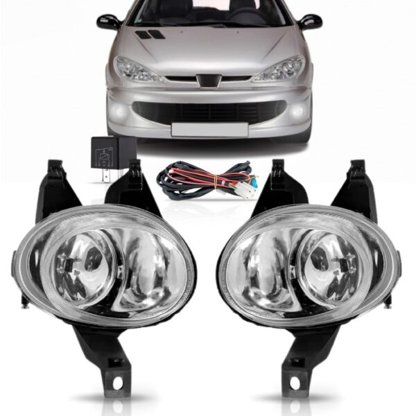 Kit Farol Auxiliar Milha Peugeot 206 2004 05 06 07 08 09 10