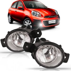 Par Farol De Milha Nissan March 2011 2012 2013