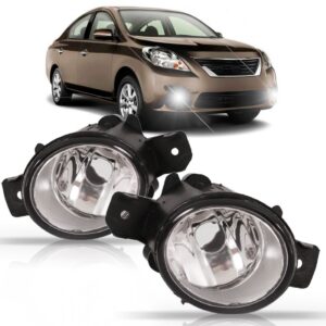 Par Farol Milha Nissan Versa 2010 11 12 2013