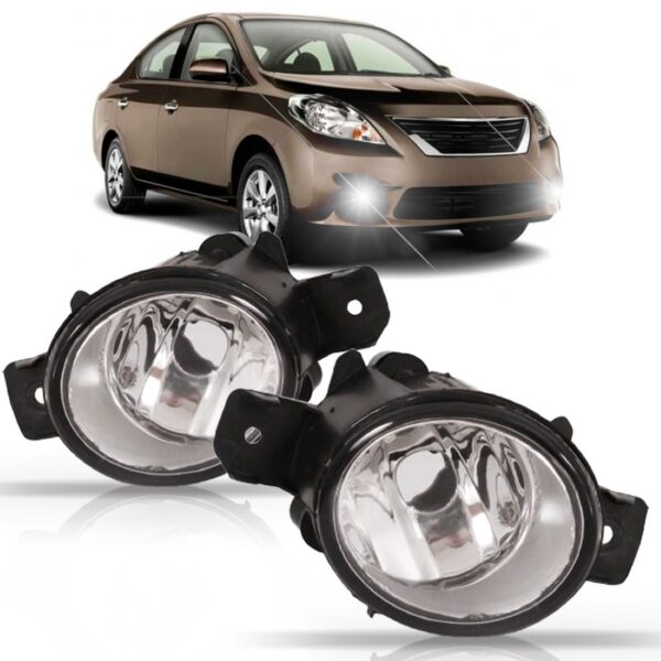 Par Farol Milha Nissan Versa 2010 11 12 2013