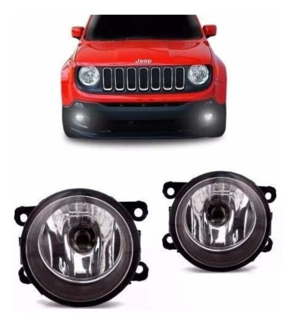 Par Farol Milha Auxiliar Jeep Renegade 2015 2016 2017 2018