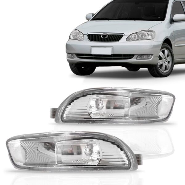 Par Farol Milha Corolla 2005 2006 2007 Auxiliar Neblina Cristal