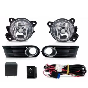 Kit Farol Milha Gol Saveiro Voyage G5 Gv Grade E Aro Cromado