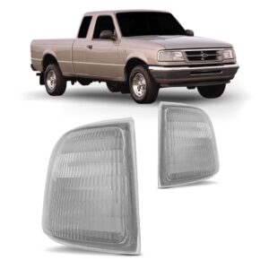 Par Lanterna Pisca Dianteira Ranger 1993 94 95 96 97 Cristal