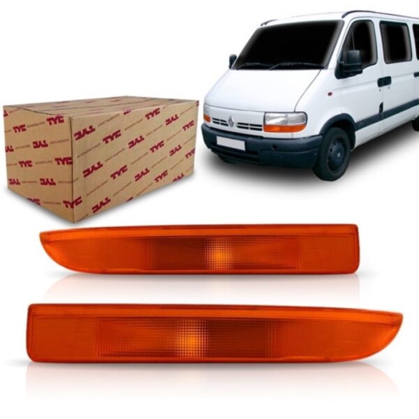 Par Lanterna Dianteira Para Renault Master 2003 À 2007 Ambar