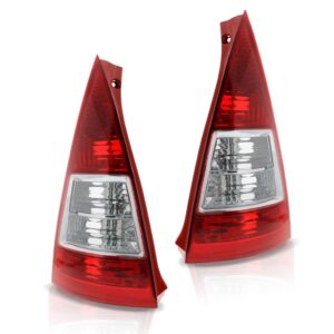 Par Sinaleira C3 Citroen Traseira 2007 2008 2009 Bicolor Vermelho