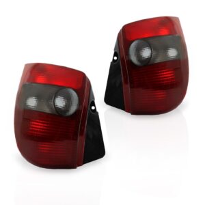 Par Lanterna Traseira Palio 1996 97 98 1999 Fumê Young Esquerdo E Direito Vermelho