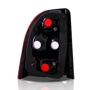 Par Sinaleira Traseira Strada Fire 2001 2002 2003 Bicolor Vermelho