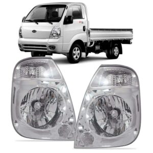Par Farol Para Kia Bongo 06 07 08 09 10 10 Pisca Cristal Direito/passageiro