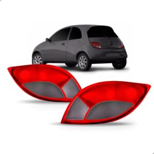 Par Lanterna Para Para Ford Ka 1997 A 2000 Fumê Acrílico Esquerdo E Direito