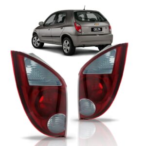 Par Sinaleira Farol Traseiro Celta Fumê 2006 A 2018 Lanterna Vermelho