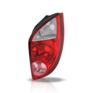 Par Sinaleira Traseira Celta Bicolor 07 2008 À 2011 Cristal Vermelho