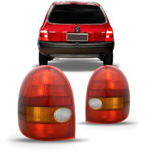 Par Lanterna Traseira Corsa Hatch 94 95 96 97 98 99 Tricolor