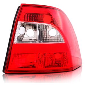 Par Sinaleira Traseira Vectra 2000 A 2004 Bicolor Vermelho