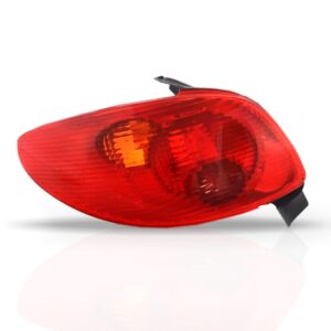 Par Lanterna Traseira Peugeot 206 2004 2005 2006 2007 2008 Vermelho