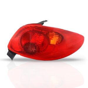 Par Lanterna Traseira Peugeot 206 2004 2005 2006 2007 2008 Vermelho