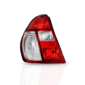 Par Sinaleira Traseira Clio Sedan Bicolor 2003 A 2012 Ambos Lados Vermelho