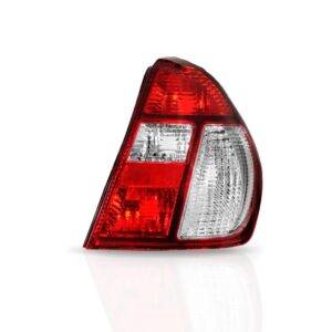 Par Sinaleira Traseira Clio Sedan Bicolor 2003 A 2012 Ambos Lados Vermelho