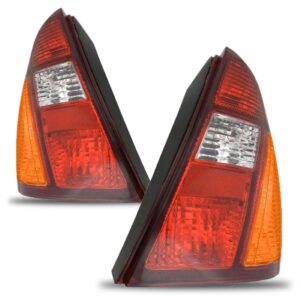 Par Sinaleira Traseira Clio 1999 00 01 2002 Sedan Tricolor Tricolor