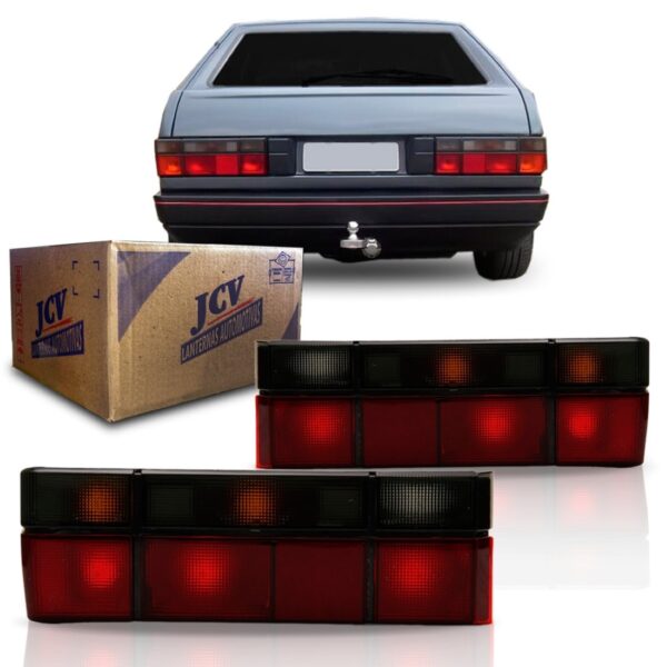 Par Sinaleira Traseira Gol 87 88 89 90 91 92 93 94 Fumê Vermelho