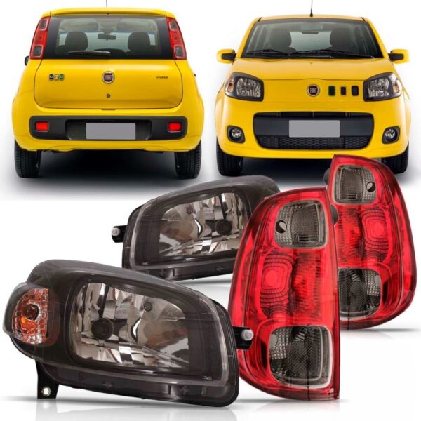 Par Farol Masc Negra E Sinaleira Sport Uno Way Vivace 10/14