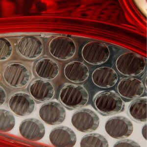 Par Lanterna Peugeot 207 08 09 10 11 12 13 14 15 Hatch Fitam Esquerdo E Direito Vermelho