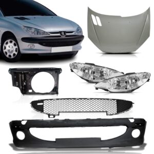Kit Colisão Peugeot 206 Ano 2004 05 06 07 08 09 2010 Frente