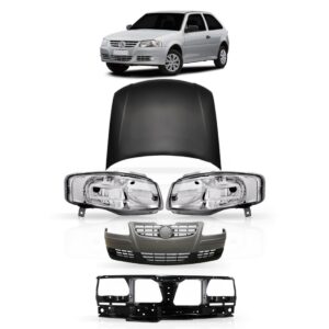 Kit Frente Gol G4 Giv 2004 A 2009 Novo Preto