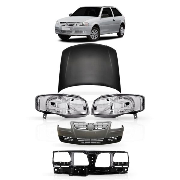 Kit Frente Gol G4 Giv 2004 A 2009 Novo Preto