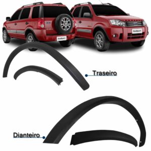 Kit Moldura Paralama Ecosport Jogo Completo 04 Peças