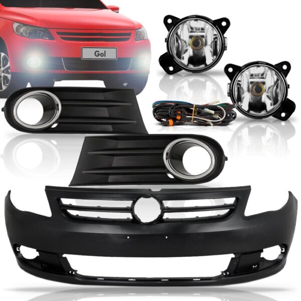 Parachoque Gol Saveiro G5 2010 A 2012 E Milhas 1a Linha