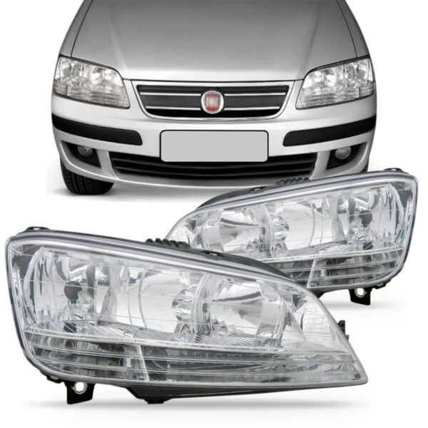 Par Farol Idea 2005 2006 2007 2008 2009 2010 Cromado Direito E Esquerdo