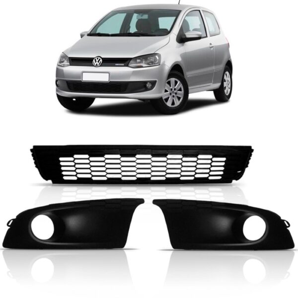 Kit Grades Parachoque Fox Spacefox 2011 2012 Preto