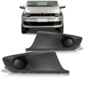 Par Moldura Milha Fox/space Fox 2010 2011 2012 Sem Furo Preto